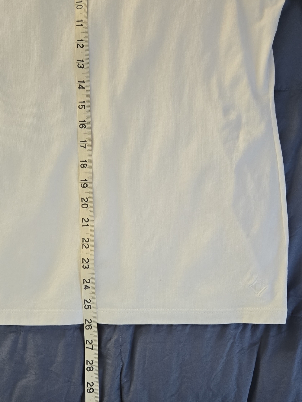 Fair Indigo Pima Cotton Shirt Size XL. White. Like New! - Picture 5 of 7